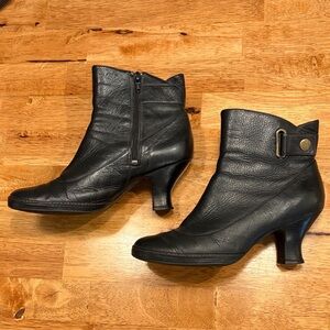 Indigo by Clarks Ankle Boots Flared Heel